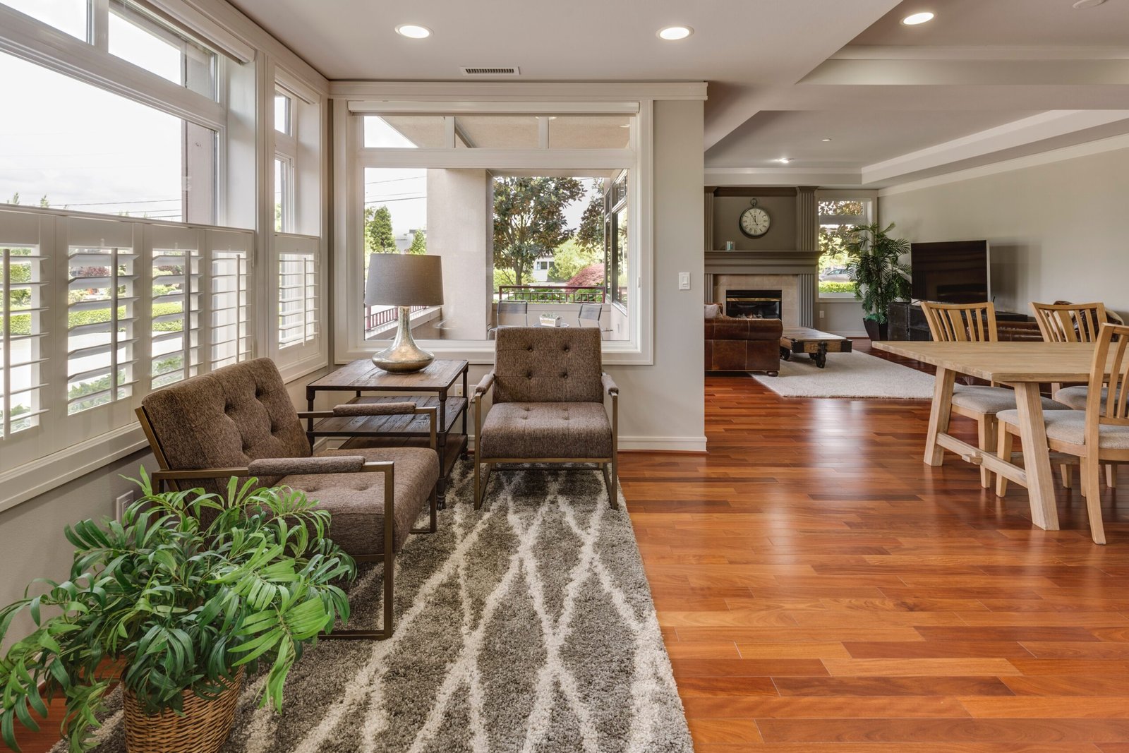 Elegantly designed home with Hardwood Flooring