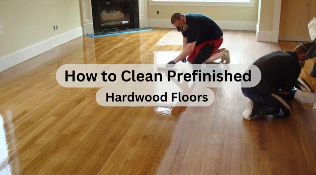 how to clean prefinished hardwood floors