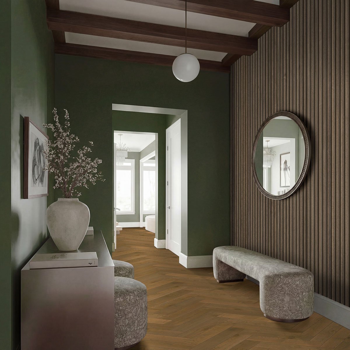 Wayland Herringbone Engineered Hardwood Flooring - Image 5