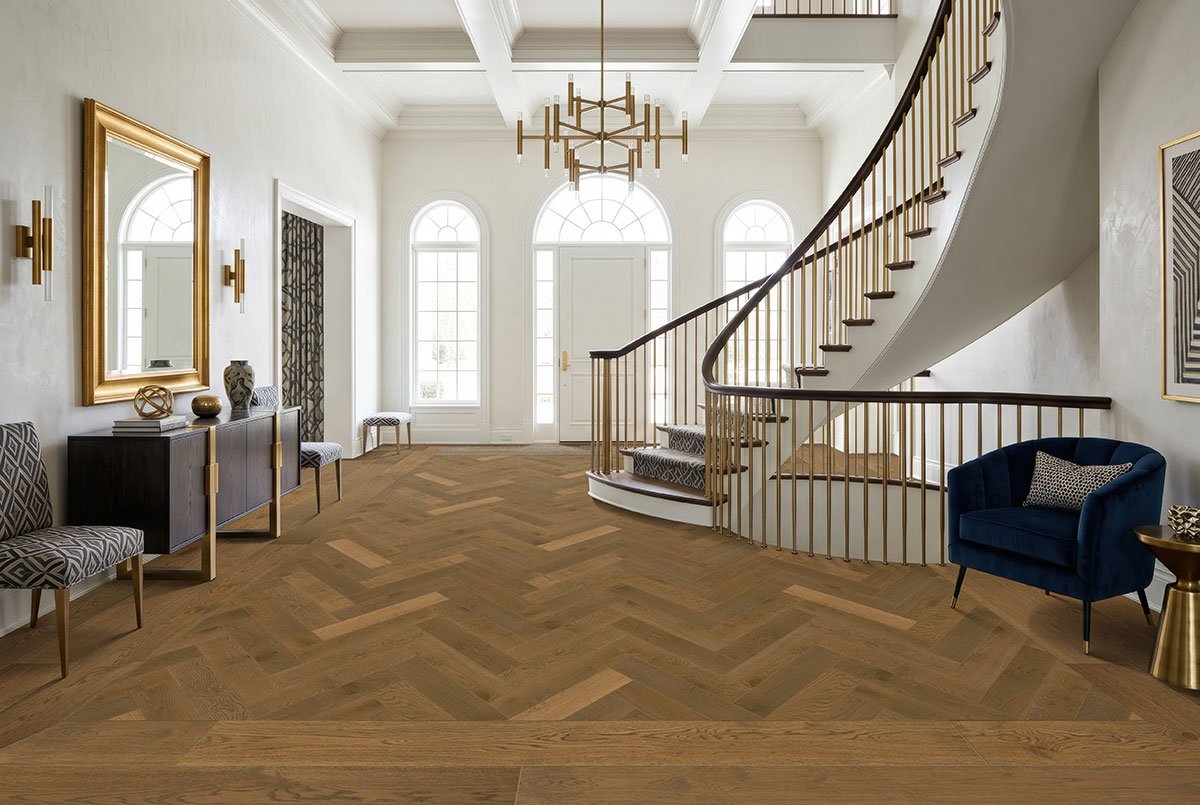 Wayland Herringbone Engineered Hardwood Flooring - Image 6