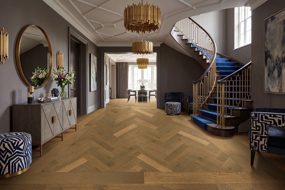 Wayland Herringbone Engineered Hardwood Flooring - Image 7