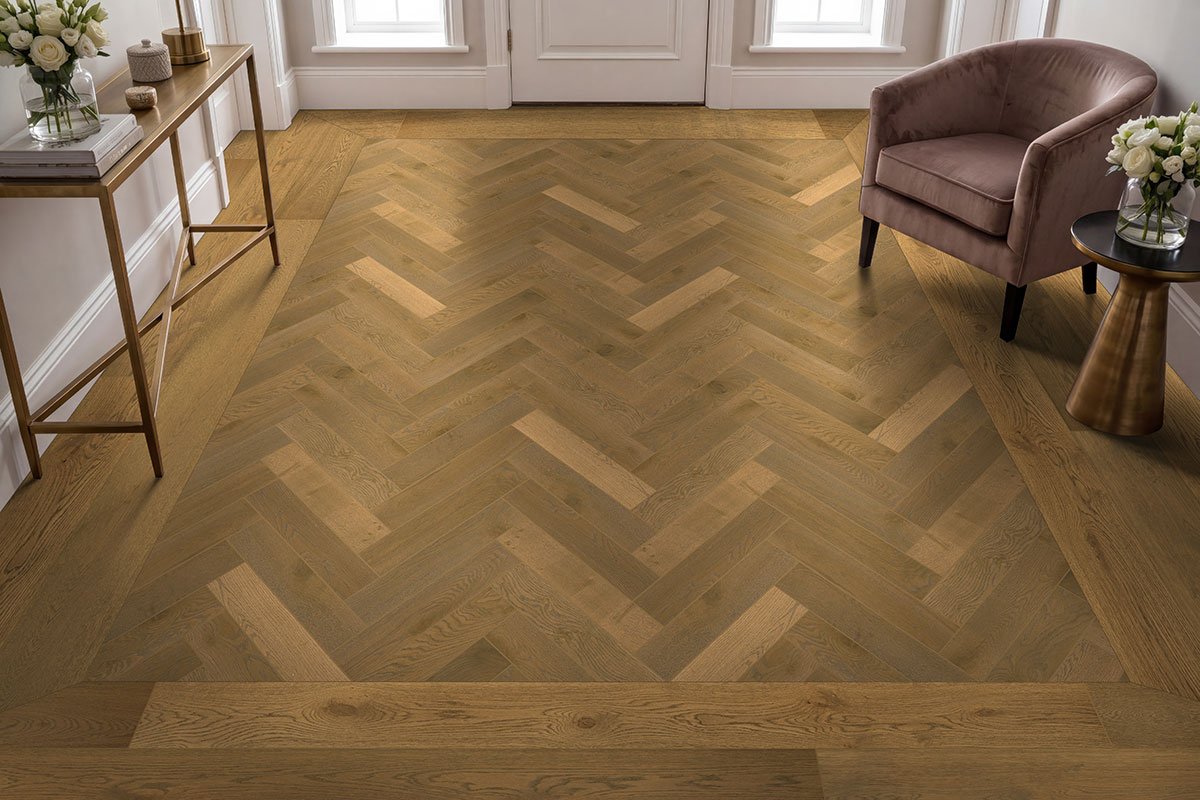 Wayland Herringbone Engineered Hardwood Flooring - Image 8