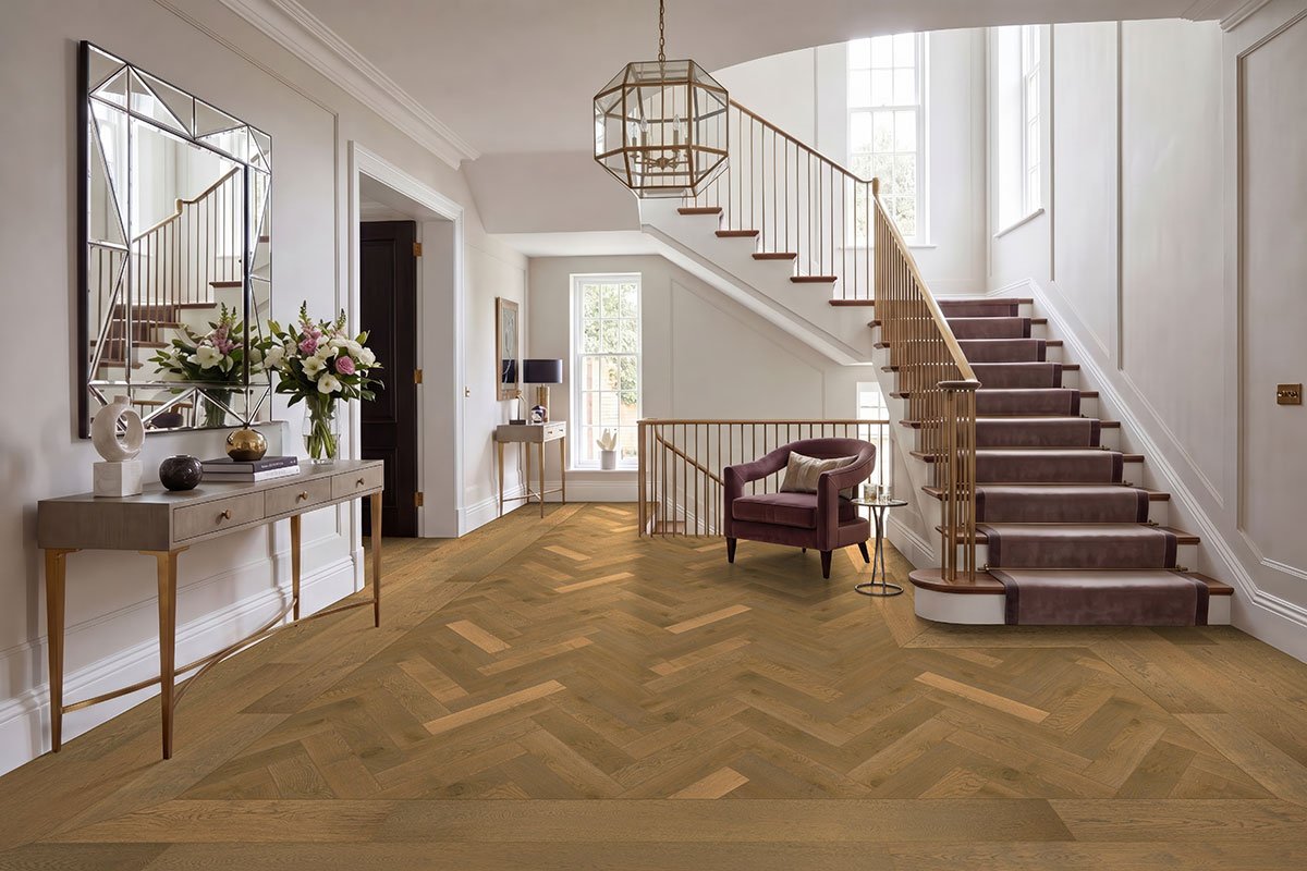Wayland Herringbone Engineered Hardwood Flooring - Image 9
